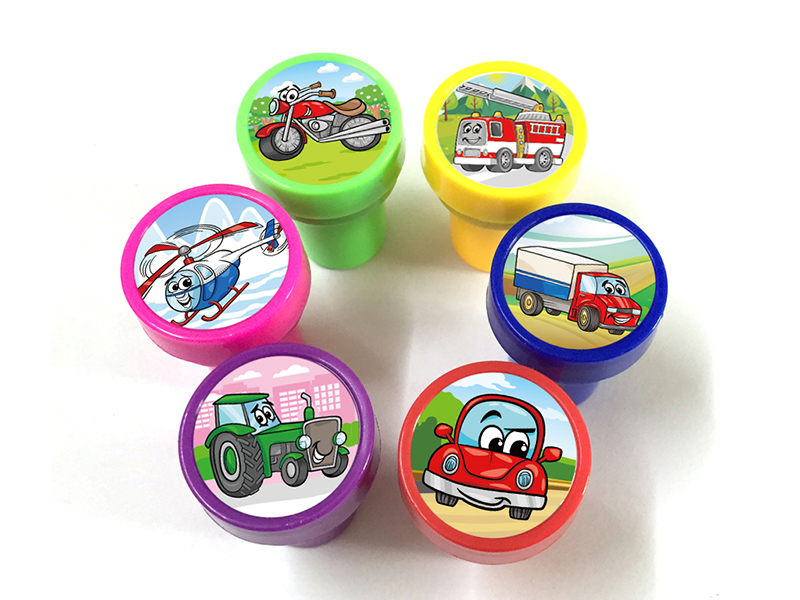 Cartoon Vehicle Stamper(3pcs)