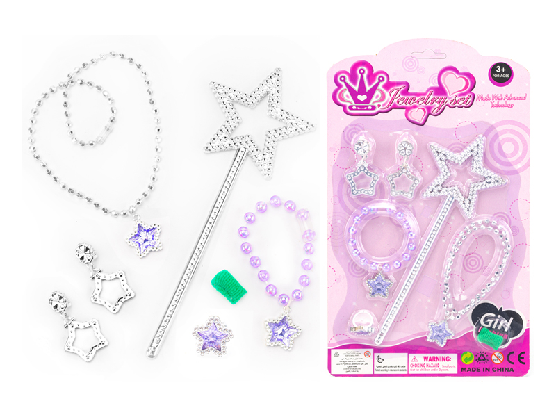 DIY Crown Jewelry Gem Fairy Stick Set