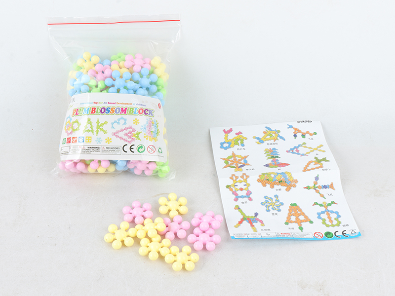 100PCS Plum Blossom Building Blocks