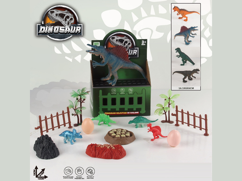 Dinosaur Car Toy Set