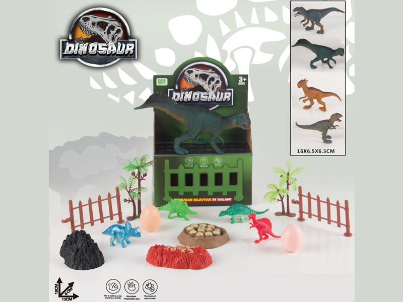 Dinosaur Car Toy Set