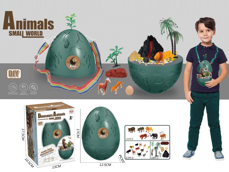 Animal  Scene Backpack Egg