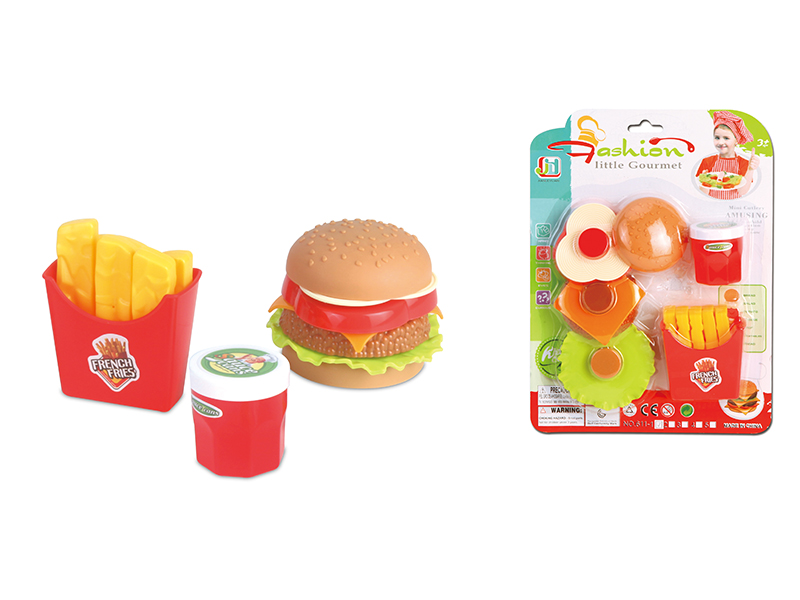 Simulated Hamburger French Fries Set