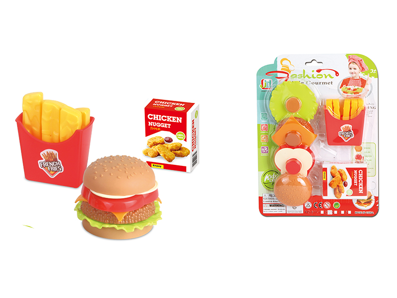 Simulated Hamburger French Fries Set