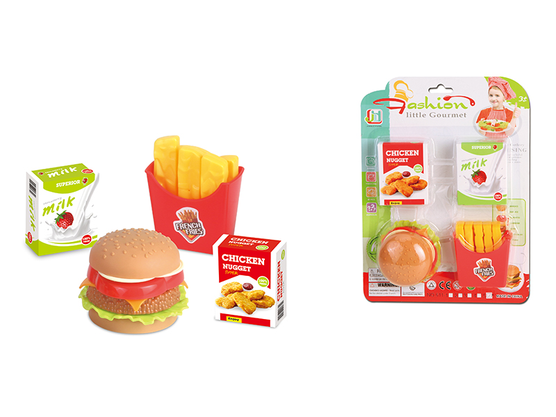 Simulated Hamburger French Fries Set