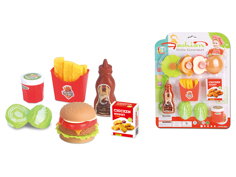 Simulated Hamburger French Fries Set