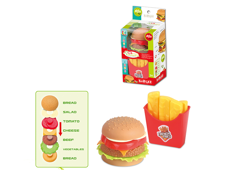 Simulated Hamburger French Fries Set