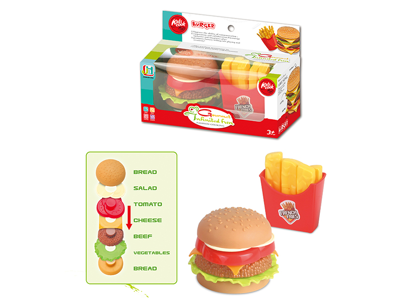 Simulated Hamburger French Fries Set