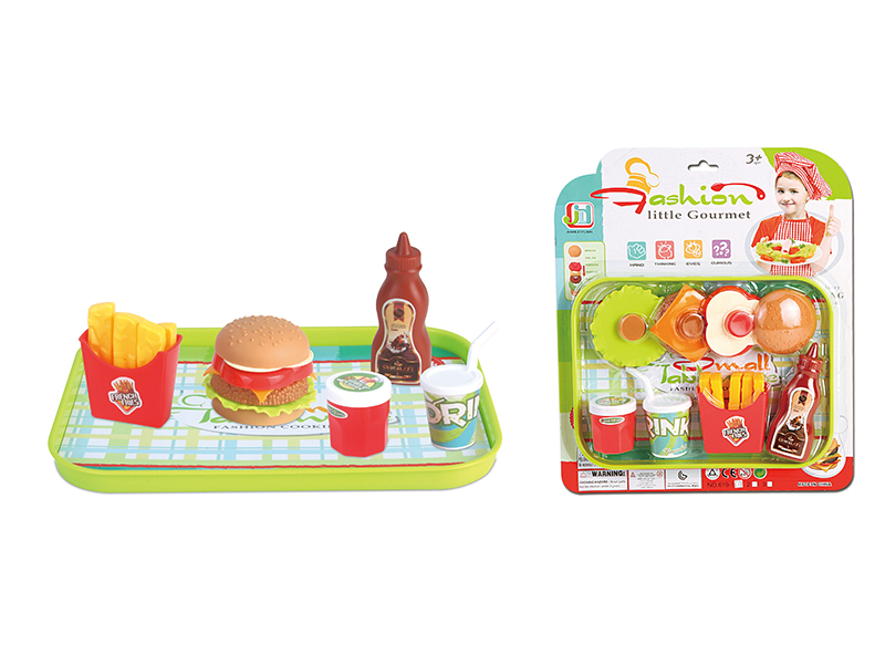 Simulated Hamburger Coke French Fries Set