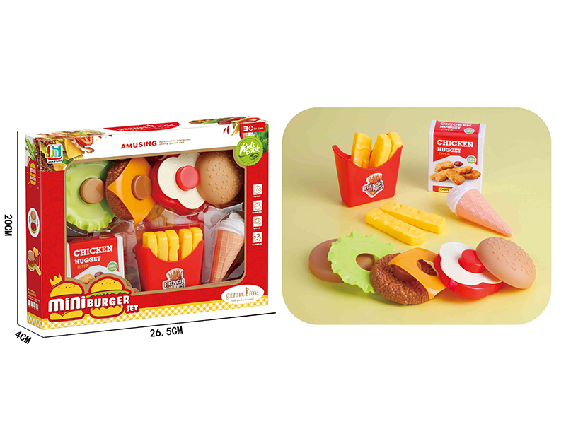 Simulated Hamburger Ice Cream Set