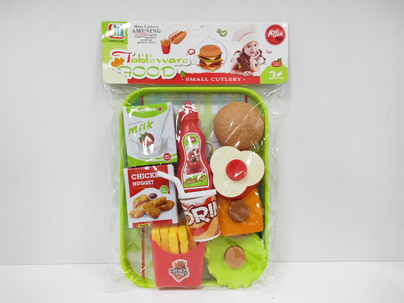 Hamburger,French Fries,Coke Set