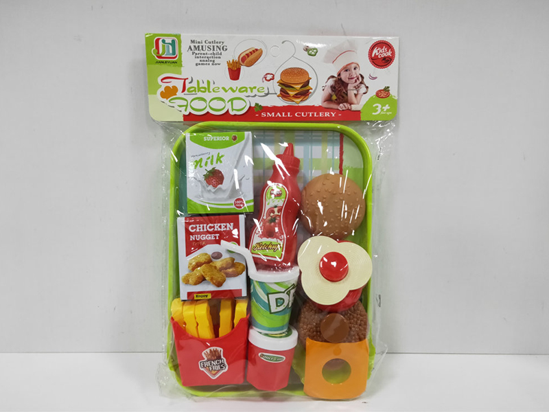 Hamburger,French Fries,Coke Set