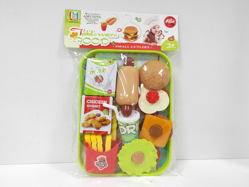 Hamburger,French Fries,Hot Dog,Coke Set