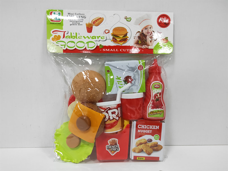 Hamburger,French Fries,Coke Set