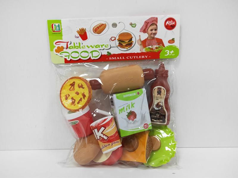 Hamburger,French Fries,Hot Dog,Coke Set