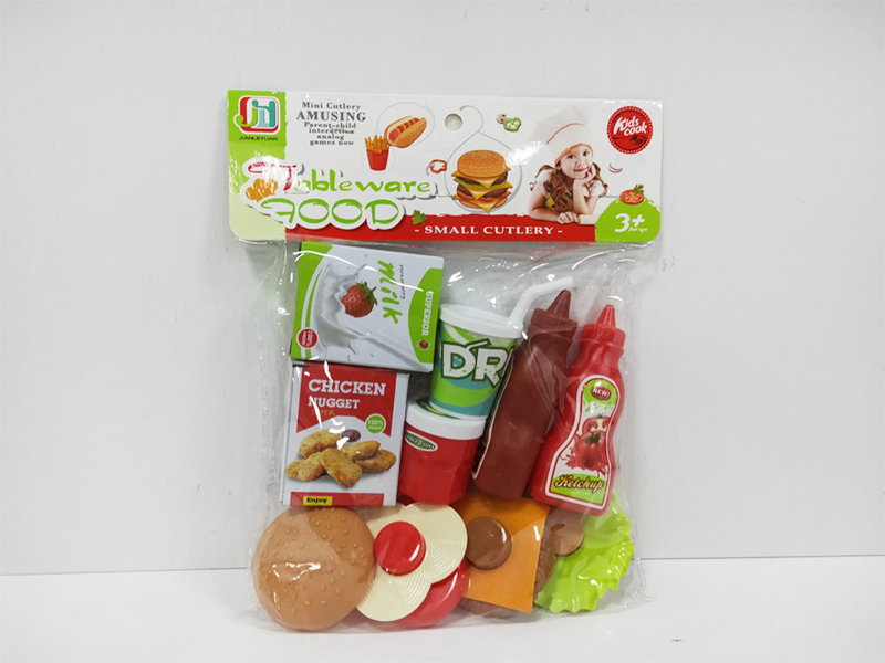 Hamburger Coke Fast Food Set
