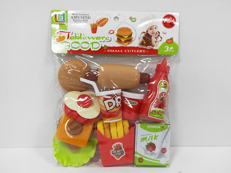 Hamburger Fast Food Set