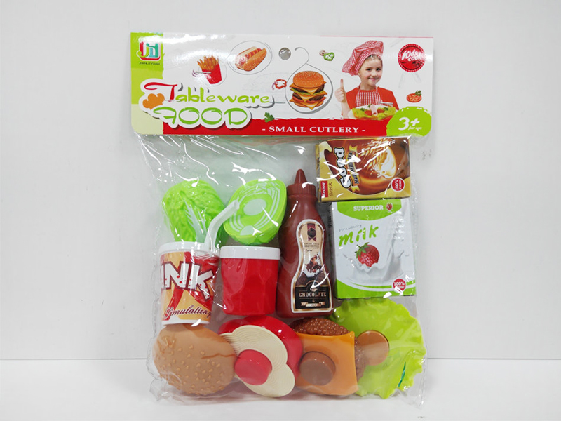 Hamburger Fast Food Set