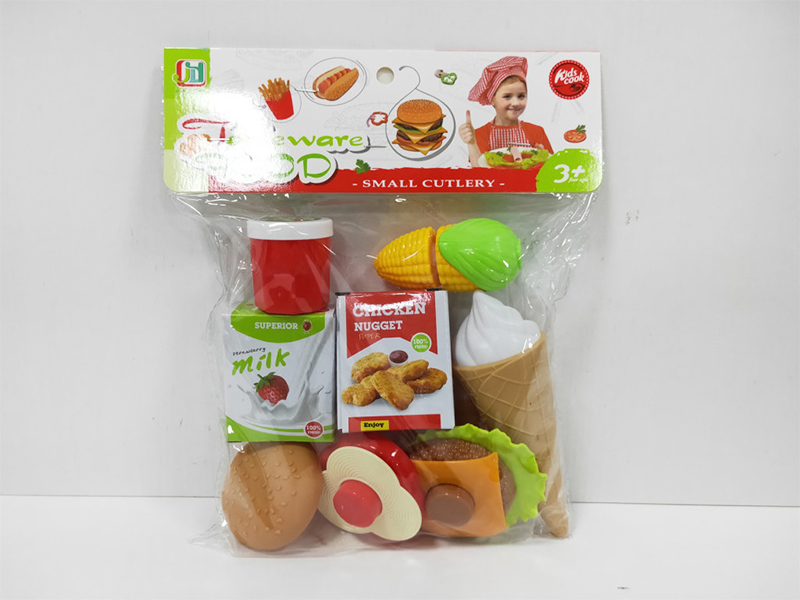 Hamburger Fast Food Set