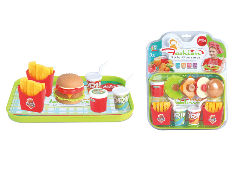 Simulated Hamburger,French Fries,Coke Fast Food Set