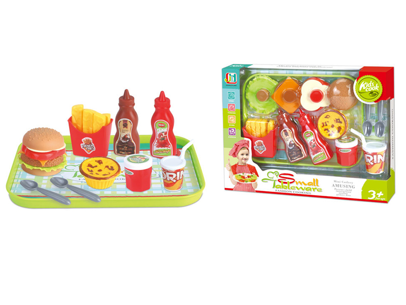 Simulated Hamburger French Fries,Egg Tart Fast Food Set