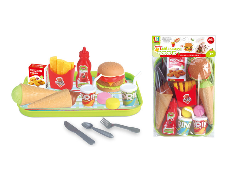 Simulated Hamburger Dessert Fast Food Set