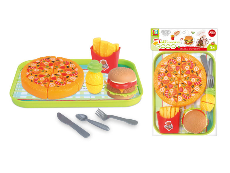 Simulated Hamburger,French Fries,Pizza Set