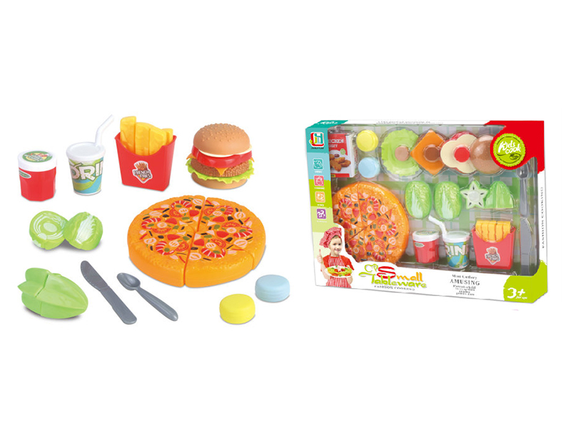 Simulated Hamburger,Pizza Fast Food Set