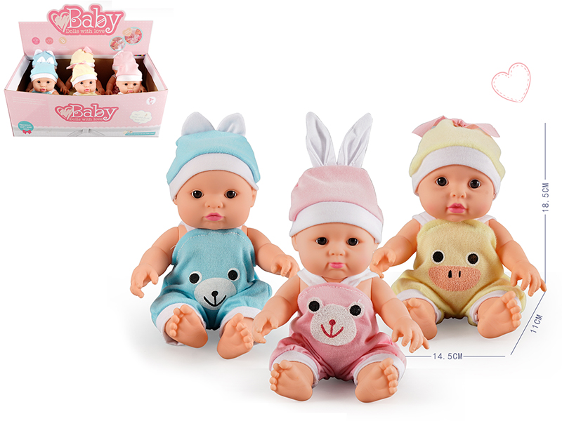 10 Inch Baby Doll 6pcs