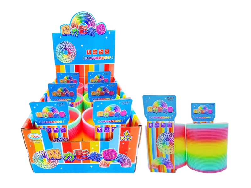6PCS Rainbow Circle