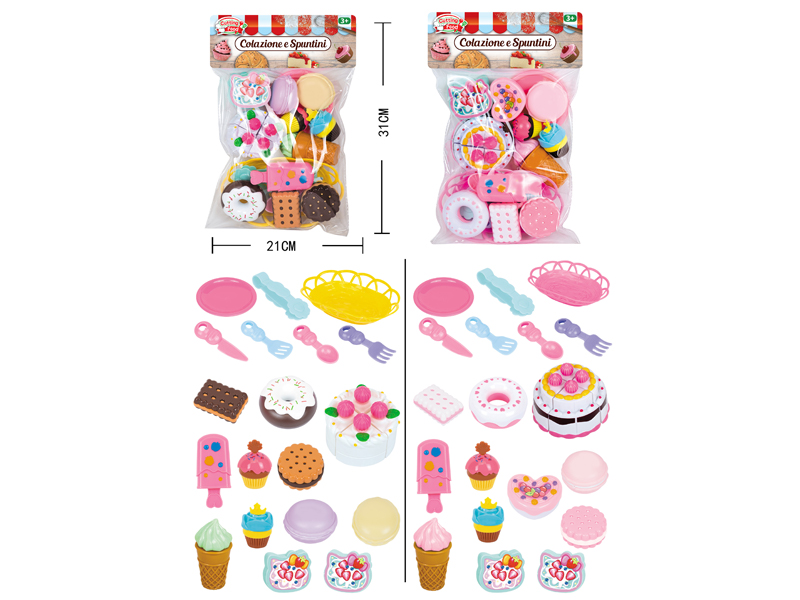 Cutting Cake Pastries