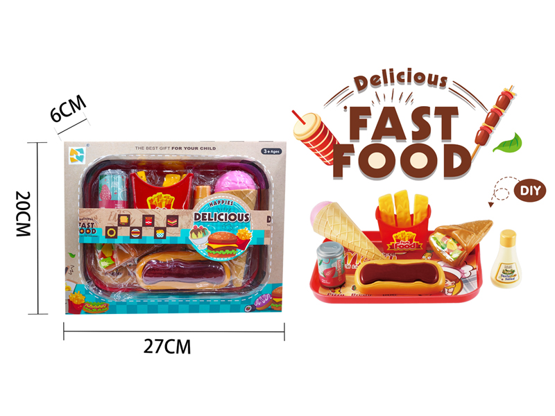 Hamburg Dessert Food Cutlery Set