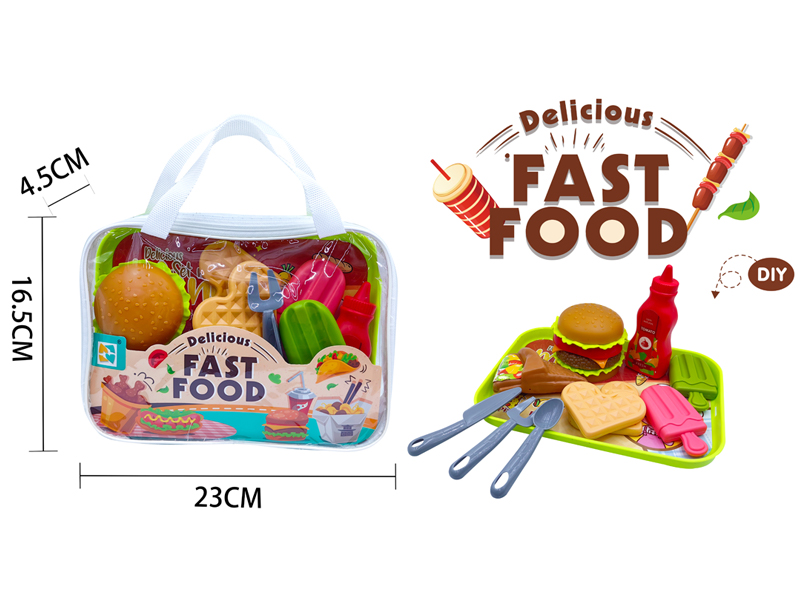 Hamburg Dessert Food Cutlery Set