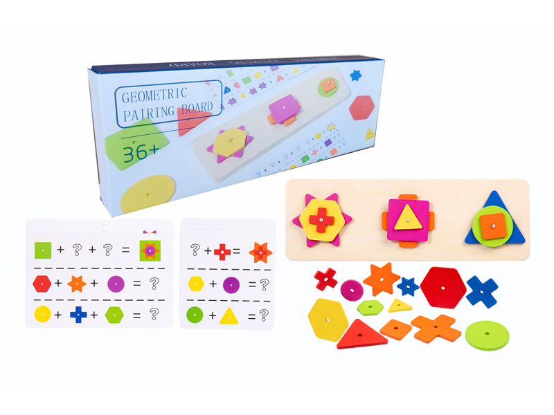 Wooden Shape Matching Board