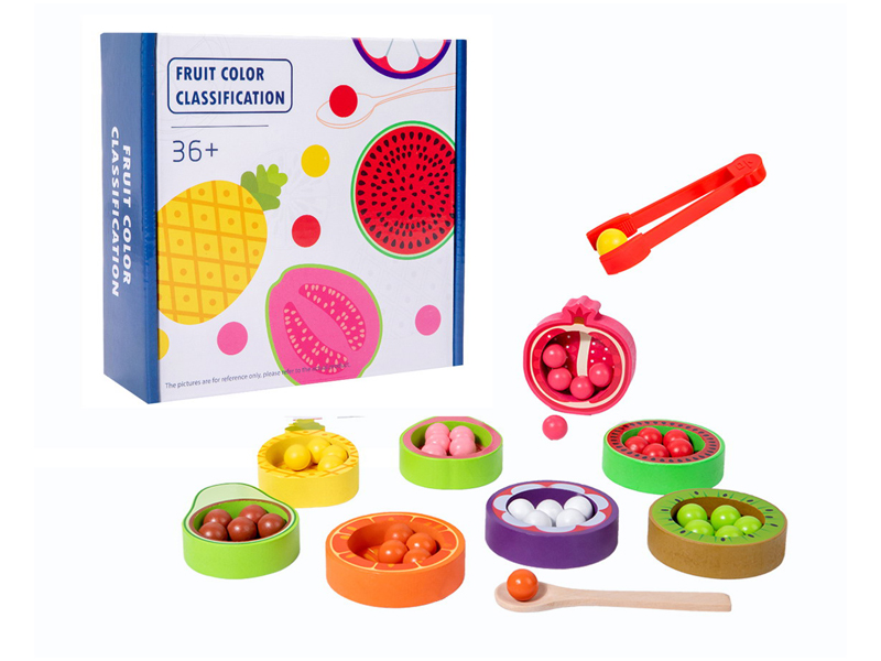 Wooden Fruits Color