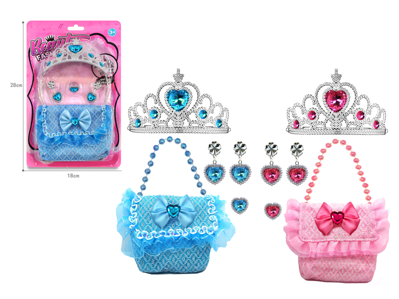 Crown Handbag Accessory Set