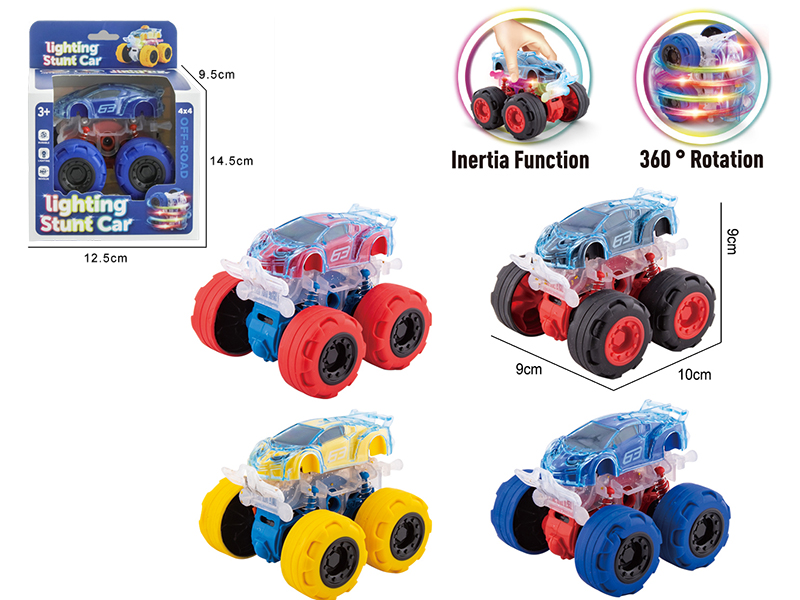 Double Friction Stunt Off-Road Vehicle With Light(Lamborghini)1pcs