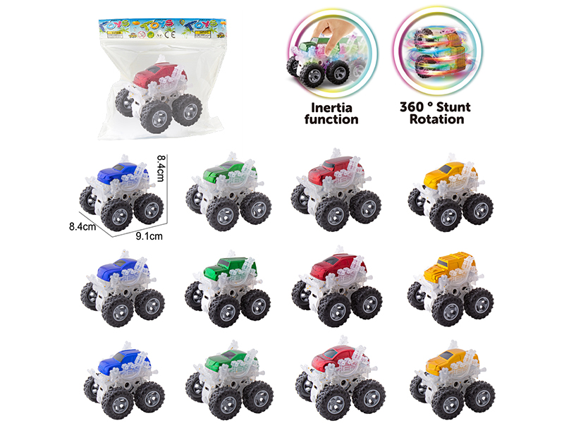 Double Friction Stunt Monster Truck 1pcs