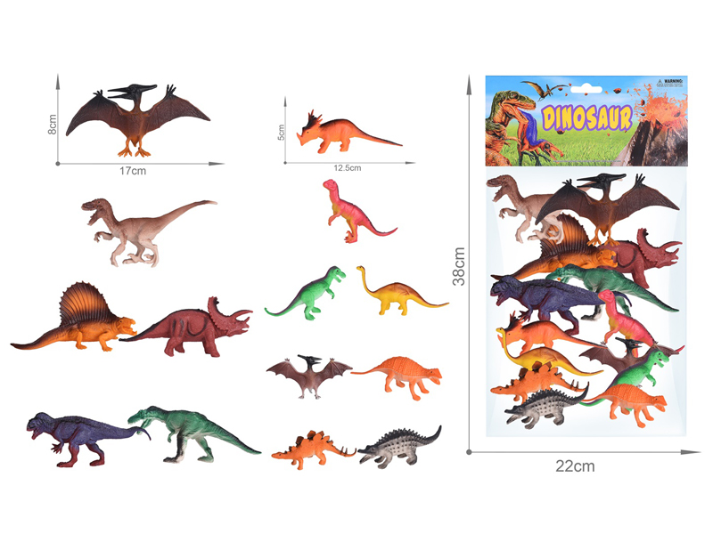 14PCS Dinosaur Set（6.5Inch+5Inch）