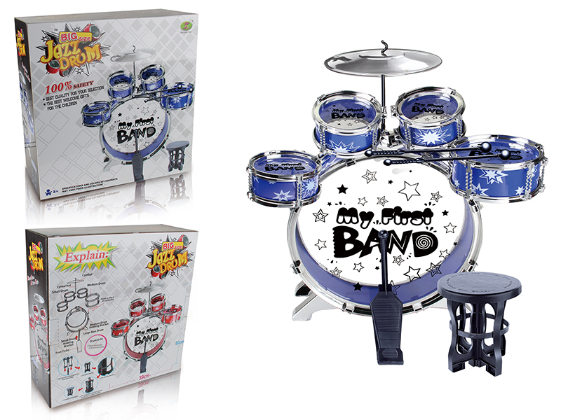 Jazz Drum Set(5 Drums + Chair)