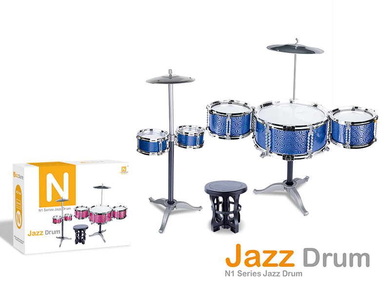 Jazz Drum Set(5 Drums + Chair)