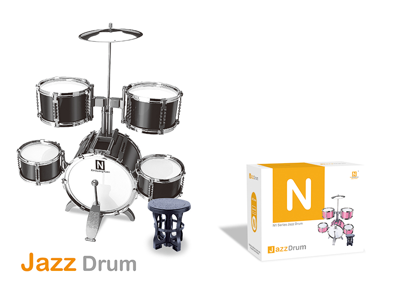 Jazz Drum Set(5 Drums + Chair)
