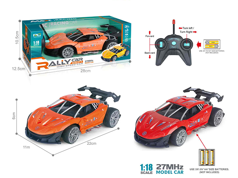 27Mhz 1:18 McLaren 4-Channel Remote Control Drift High Speed Car(Not Included Batteries)