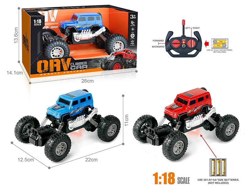 27Mhz 1:18 4-Channel Remote Control Mercedes-Benz Grand G Climbing Car With Light(Not Included Batteries)