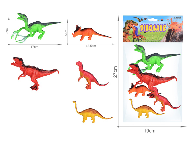 5PCS Dinosaur Toy Set(6.5 Inche+5 Inche)