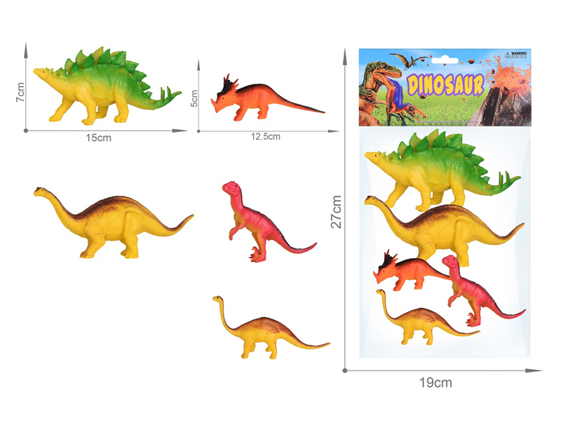 5PCS Dinosaur Toy Set(6.5 Inche+5 Inche)