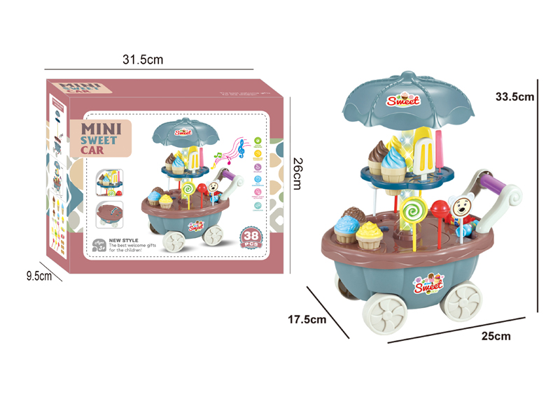 Simulated Ice Cream Car With Lighting And Music