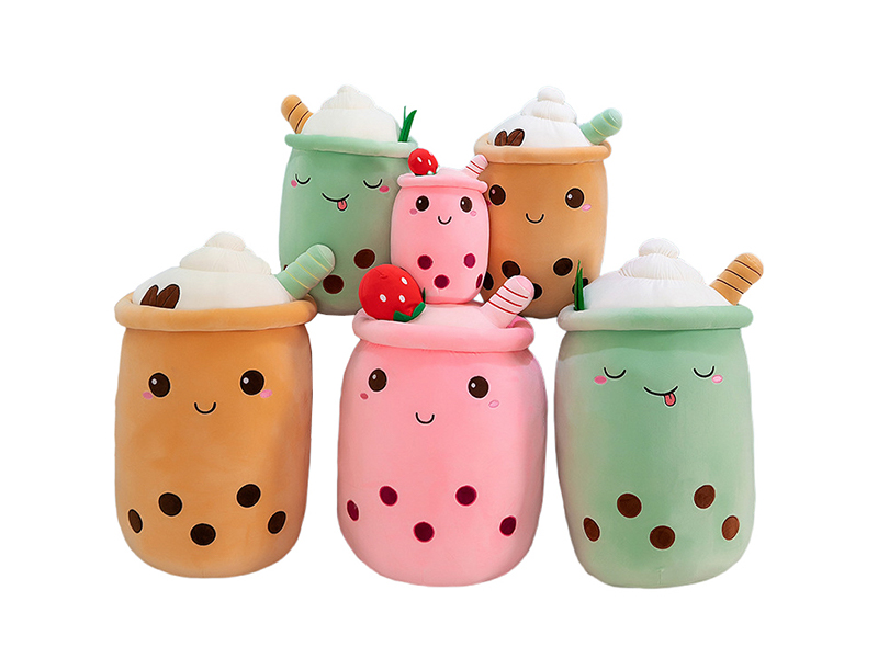 25CM Ice Cream Milk Tea Cup Plush Pillow