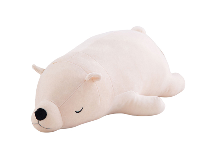 70CM White Polar Bear Plush Pillow