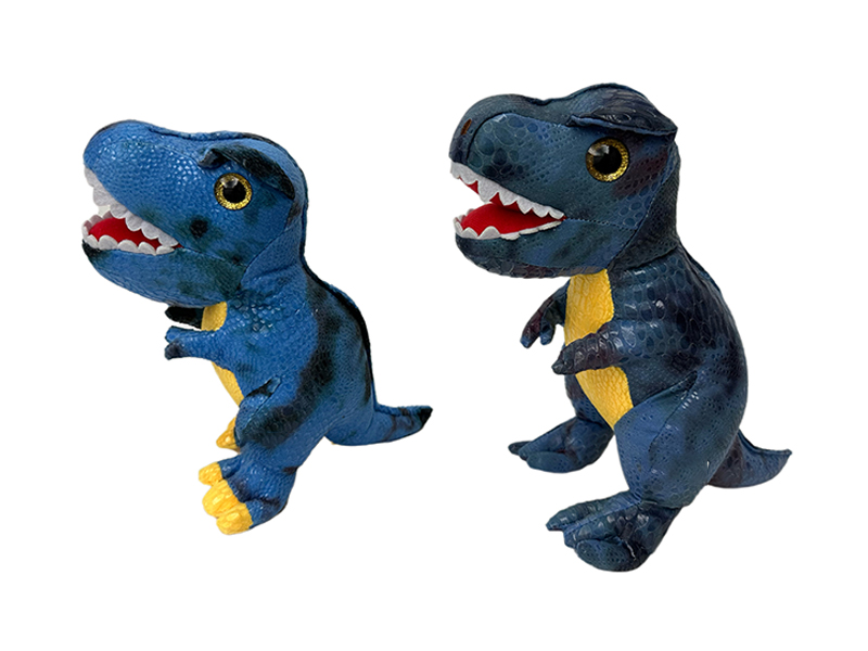 Large Simulation Blue Plush Tyrannosaurus Rex